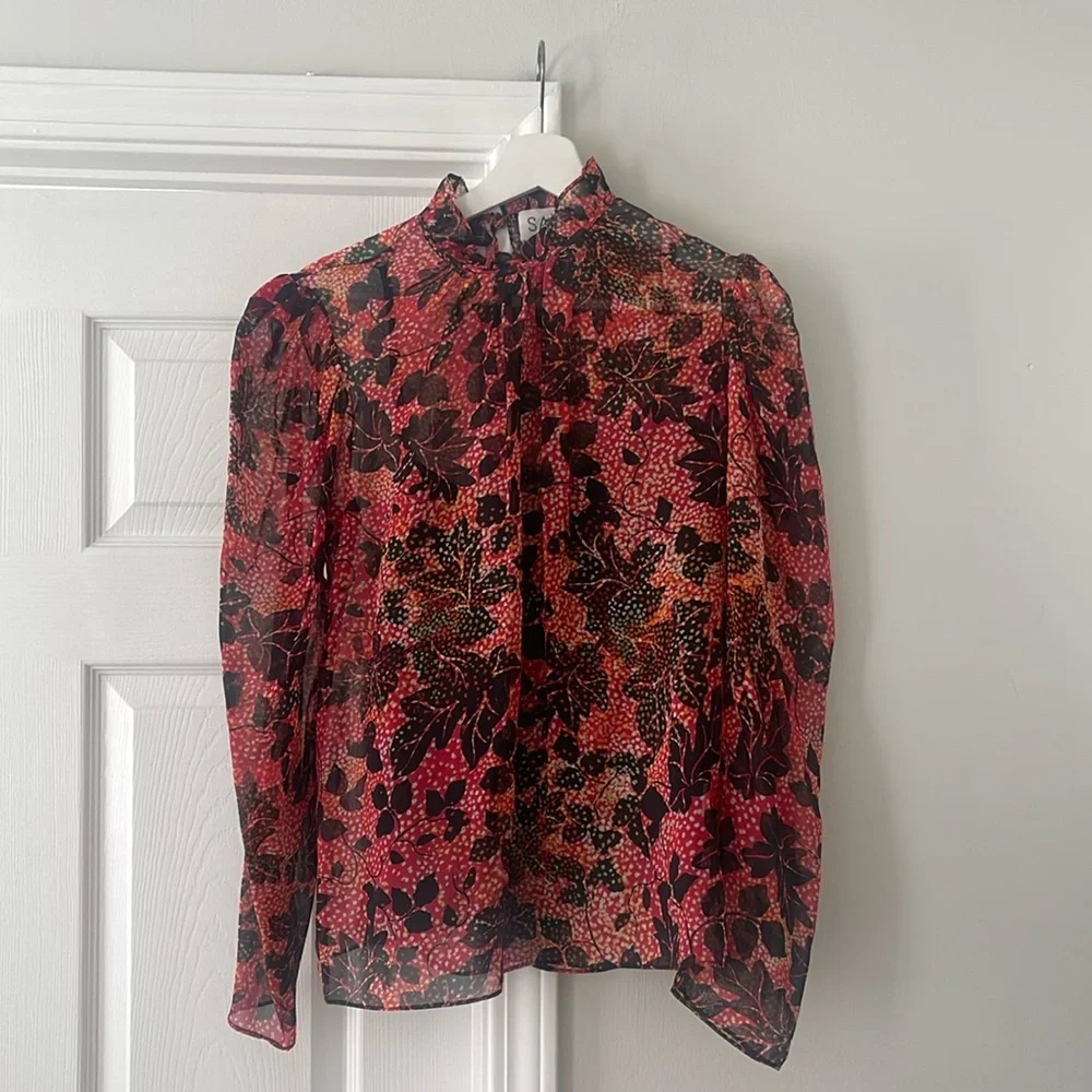 SALONI Mel B Silk Top Size 6